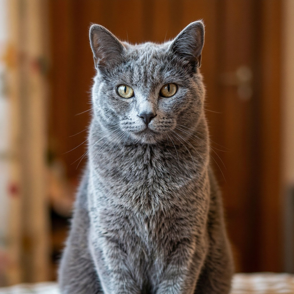 Русская голубая кошка